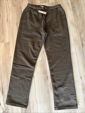 SKIMS Fleece Lounge Straight Leg NWT